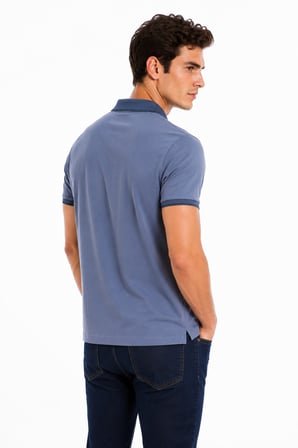 Erkek Polo Yaka Kısa Kollu Tişört Regular Kalıp T6092 BGL-ST05550