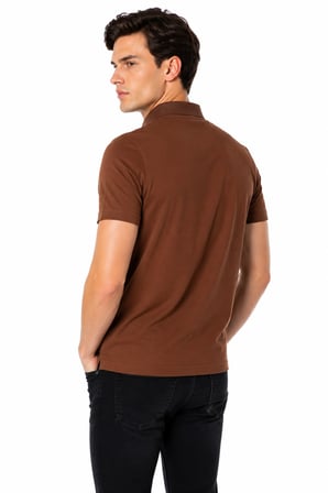 Erkek Polo Yaka Kısa Kollu Tişört Regular Kalıp T6073 BGL-ST05551