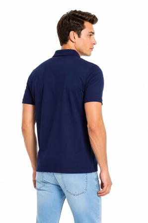 Erkek Polo Yaka Kısa Kollu Tişört Regular Kalıp T6073 BGL-ST05551