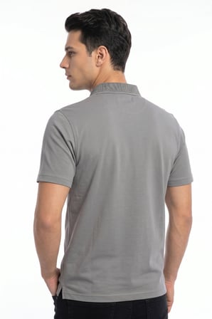 Erkek Polo Yaka Kısa Kollu Tişört Regular Kalıp T6270 BGL-ST05553