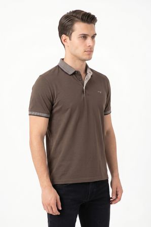 Erkek Polo Yaka Kısa Kollu Tişört Regular Kalıp T3000 BGL-ST05555