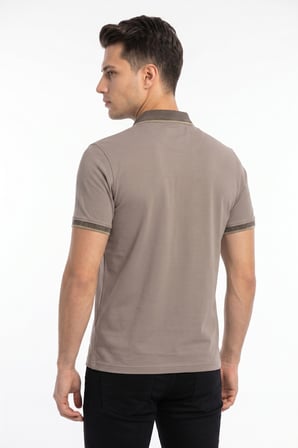 Erkek Polo Yaka Kısa Kollu Tişört Regular Kalıp T3000 BGL-ST05555