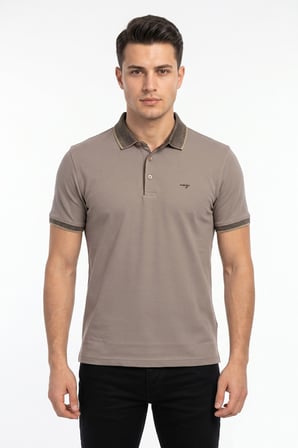 Erkek Polo Yaka Kısa Kollu Tişört Regular Kalıp T3000 BGL-ST05555