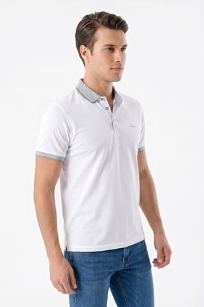 Erkek Polo Yaka Kısa Kollu Tişört Regular Kalıp T3000 BGL-ST05555
