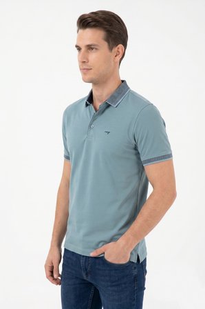 Erkek Polo Yaka Kısa Kollu Tişört Regular Kalıp T3000 BGL-ST05555