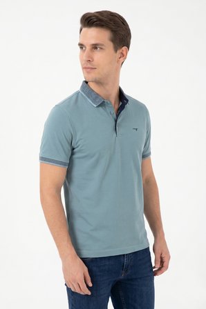 Erkek Polo Yaka Kısa Kollu Tişört Regular Kalıp T3000 BGL-ST05555