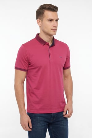 Erkek Polo Yaka Kısa Kollu Tişört Regular Kalıp T3000 BGL-ST05555