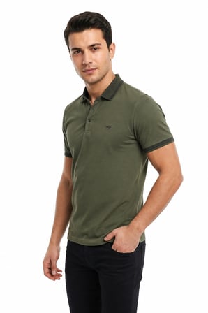 Erkek Polo Yaka Kısa Kollu Tişört Regular Kalıp T3000 BGL-ST05555