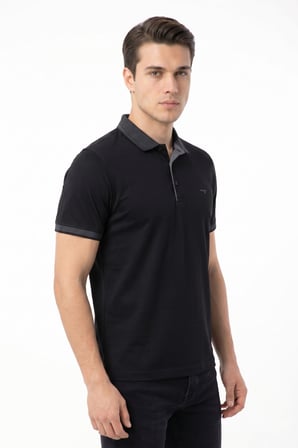 Erkek Polo Yaka Kısa Kollu Tişört Regular Kalıp T3000 BGL-ST05555