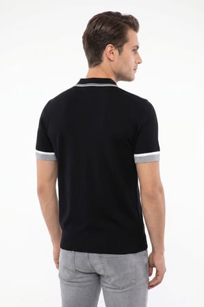 Erkek Polo Yaka Kısa Kollu Triko Tişört Regular Kalıp BGL-ST05559