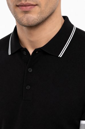 Erkek Polo Yaka Kısa Kollu Triko Tişört Regular Kalıp BGL-ST05559
