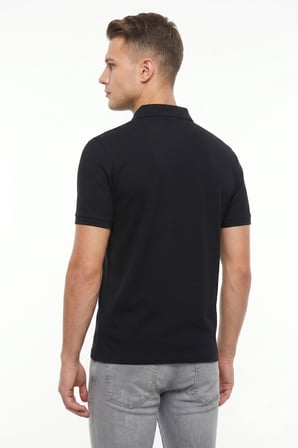 Erkek Polo Yaka Kısa Kollu Triko Tişört Regular Kalıp BGL-ST05560