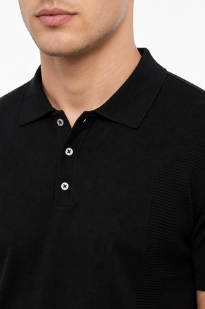 Erkek Polo Yaka Kısa Kollu Triko Tişört Regular Kalıp BGL-ST05560