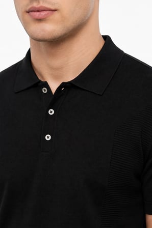 Erkek Polo Yaka Kısa Kollu Triko Tişört Regular Kalıp BGL-ST05560