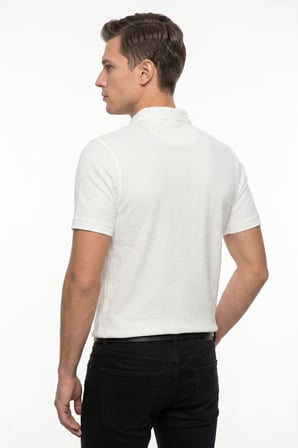 Erkek Polo Yaka Kısa Kollu Triko Tişört Regular Kalıp BGL-ST05561