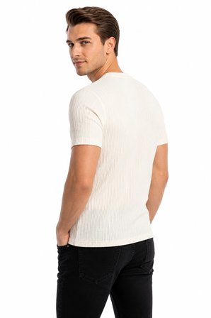 Erkek Sıfıryaka Triko Tişört Regular Kalıp BGL-ST05566