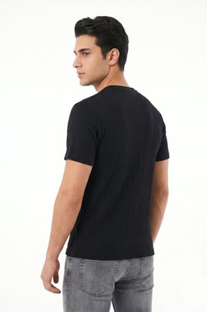 Erkek Sıfıryaka Triko Tişört Regular Kalıp BGL-ST05566