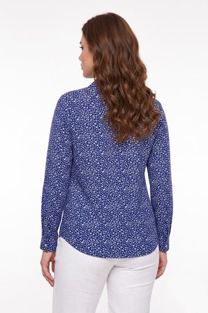 Kadın Yaka Modelli Çiçekli Bluz BGL-ST05590