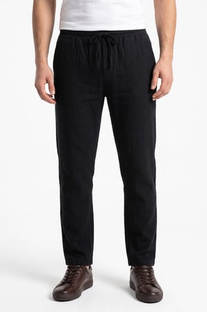 Erkek Baggy Kalıp Müslin Kumaş Pantolon BGL-ST05592