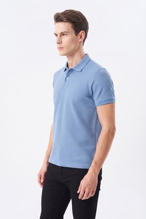 Erkek Polo Yaka Kısa Kollu Tişört Regular Kalıp 2610 BGL-ST05606