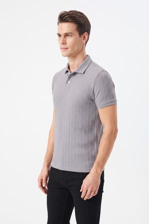 Erkek Polo Yaka Kısa Kollu Tişört Regular Kalıp 2620 BGL-ST05607