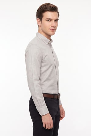 Erkek Slim Fitt Uzun Kol % 100 Pamuk Gömlek BGL-ST05627