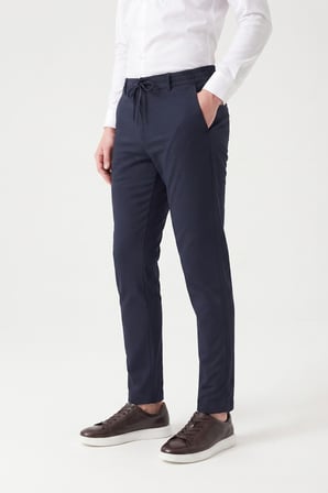 Erkek Regular Kalıp Jogger Pantolon Gofre Kumaş BGL-ST05632