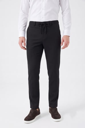 Erkek Regular Kalıp Jogger Pantolon Armürlü Kumaş BGL-ST05633