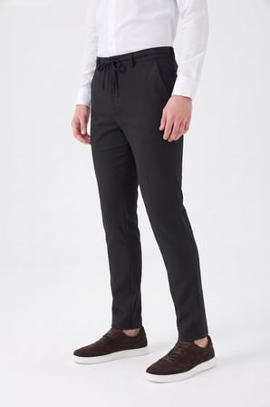 Erkek Regular Kalıp Jogger Pantolon Armürlü Kumaş BGL-ST05633