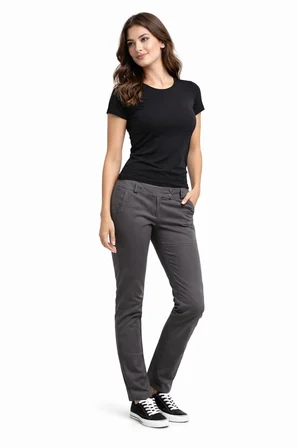 Kadın Düşük Bel Kanvas Pantolon Rebecca BGL-ST05642