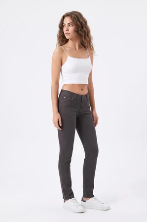Kadın Düşük Bel Kanvas Pantolon BGL-ST05643
