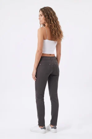 Kadın Düşük Bel Kanvas Pantolon BGL-ST05643