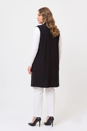Kadın Düğmesiz Modelli Yelek 54297 BGL-ST05661