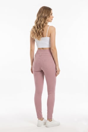 Kadın Yüksek Bel Kanvas Pantolon 01575 BGL-ST05670