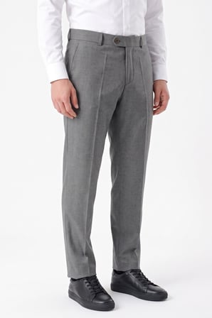Erkek Gri Kumaş Lise Okul Pantolonu Klasik Kesim BGL-ST05676