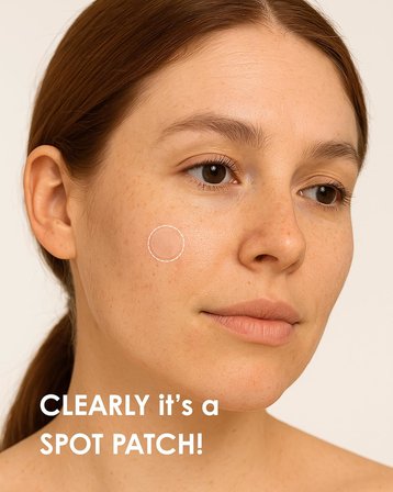 Clearly Spot Patch, Sivilce Karşıtı Şeffaf Plaster | Şeffaf, Ultra İnce, Hidrokolloid + Niacinamide + Salicylic Asit İçerikli Akne Karşıtı Yüz Bandı | 24 Adet