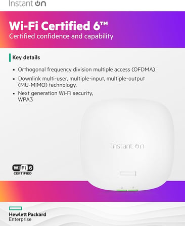 Aruba-AP22 RW Erişim Noktası On Aruba Anında