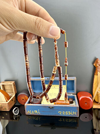 BEKİR ENSARİ ÖZEL İŞÇİLİK YENİ ÇEKOSLAVAK KATALİN TESBİH KESME MODEL 6X11mm