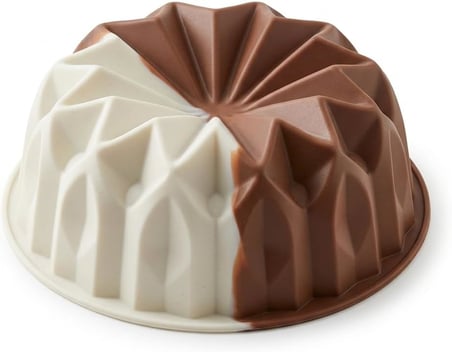 Sarmal Tasarımlı Silikon Kek Kalıbı - Yüksek Isıya Dayanıklı, Yapışmaz ve Esnek Spiral Pasta Kalıbı (22x8 cm, 1 Adet)