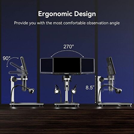 TOMLOV DM9 7 Inc LCD Dijital Mikroskop 1200X, 1080P