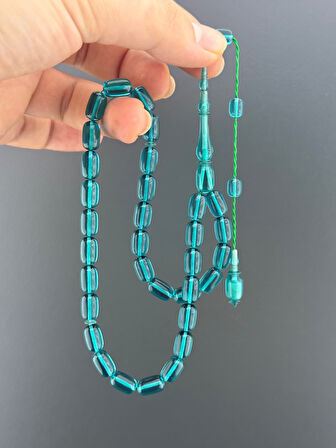 MURİ TESBİH SELİM CANLI ATEŞ KEHRİBAR KAPSÜL KESİM 7,25X11,50