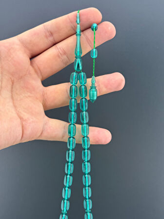 MURİ TESBİH SELİM CANLI ATEŞ KEHRİBAR KAPSÜL KESİM 7,25X11,50