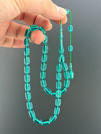 MURİ TESBİH SELİM CANLI ATEŞ KEHRİBAR KAPSÜL KESİM 7,25X11,50