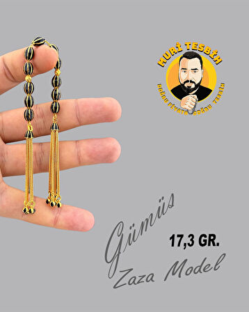 MURİ TESBİH 17,3 GR ÖZEL TASARIM GÜMÜŞ ZAZA MODEL