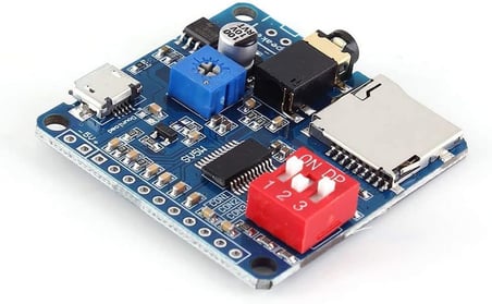 DY-SV5W MP3 Wav Ses Çalma Modülü Class D Amfi 5W 4-8Ohm Hoparlör