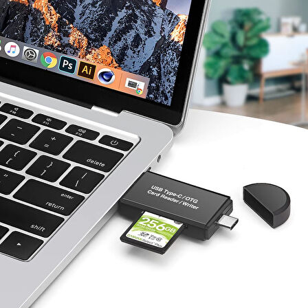USB Type-c Sd Kart Dönüştürücü Usb To Sd/micro Sd Kart Okuyucu Çevirici Adaptör