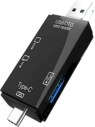 Kart Okuyucu Type-c Micro Usb Otg SD Kart/Micro Sd Kart Çok Fonksiyonlu Çevirici