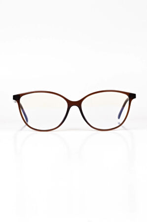 Lagertha Cateye Kahve Mavi Işık Koruyucu Ekran Gözlüğü