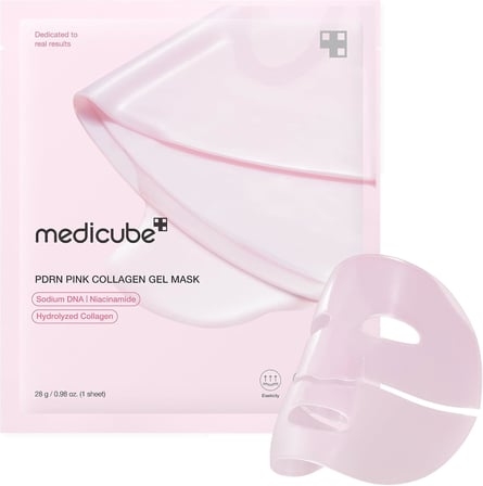PDRN Pink Collagen Gel Mask - 48 Saat Elastikiyet Koruyucu ve Besleyici Kolajenli Jel Maske 28gr