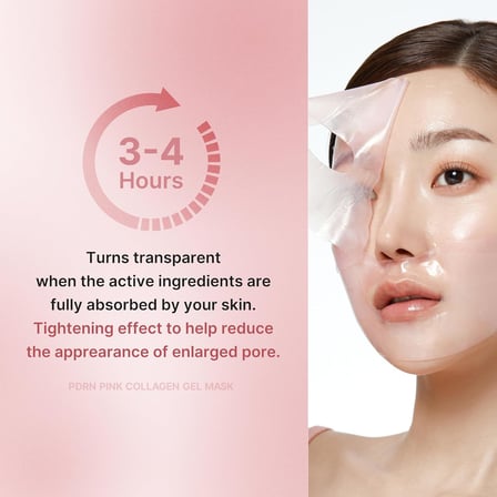 PDRN Pink Collagen Gel Mask - 48 Saat Elastikiyet Koruyucu ve Besleyici Kolajenli Jel Maske 28gr